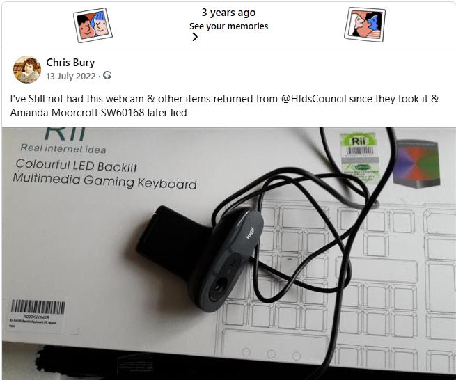 Years and still haven’t had this returned by Herefordshire Council, ever since Amanda Moorcroft (SW60168) lied about them taking it from my brother, after she helped cover up neglect, etc. under Priory Group ‘care’