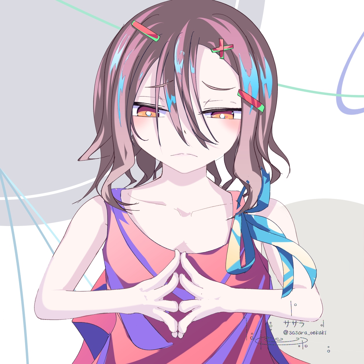 し*)様 オリジナルイラスト ササラ on X: 