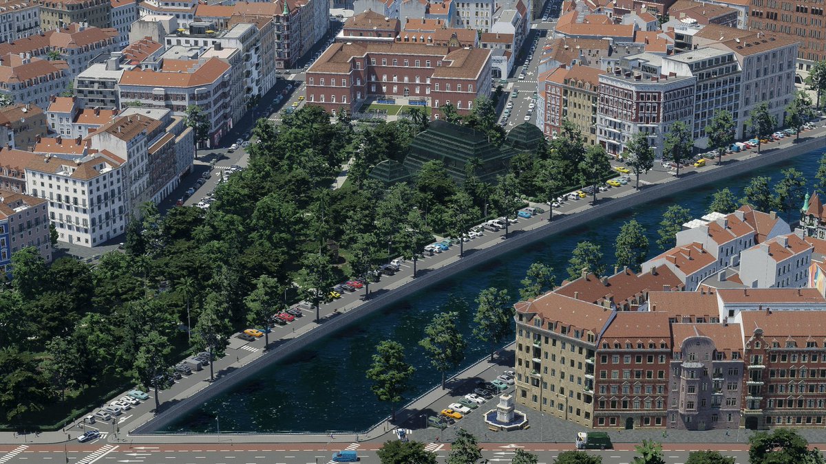 The summer heat is more bearable if you visit the botanical garden located in Velmora’s central park. #CitiesSkylines2 <a href="/CitiesSkylines/">Cities: Skylines</a> <a href="/ColossalOrder/">Colossal Order</a>