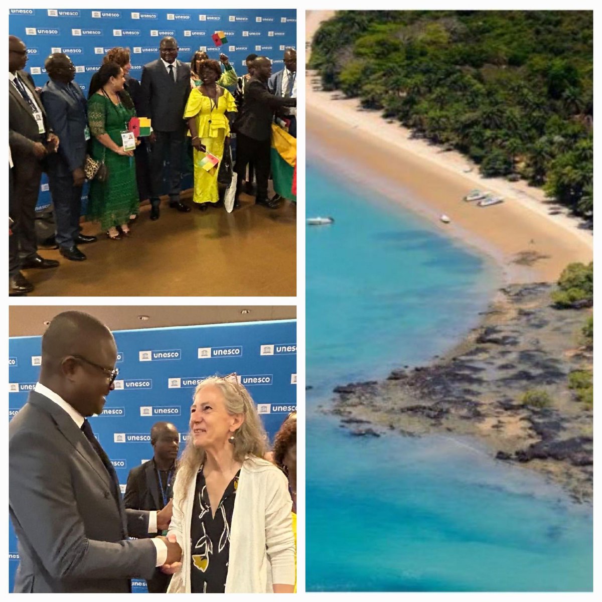 Congratulations to Sierra Leone 🇸🇱 and Guinea-Bissau 🇬🇼 on their first #WorldHeritage sites: the Gola-Tiwai Forest &amp; Landscape Complex and the Bijagós Archipelago – Omati Minhô! These inscriptions bring us closer to a more balanced and representative World Heritage List. 🌍👏