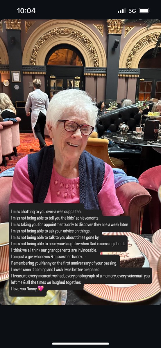 Nanny 💖

I miss you….