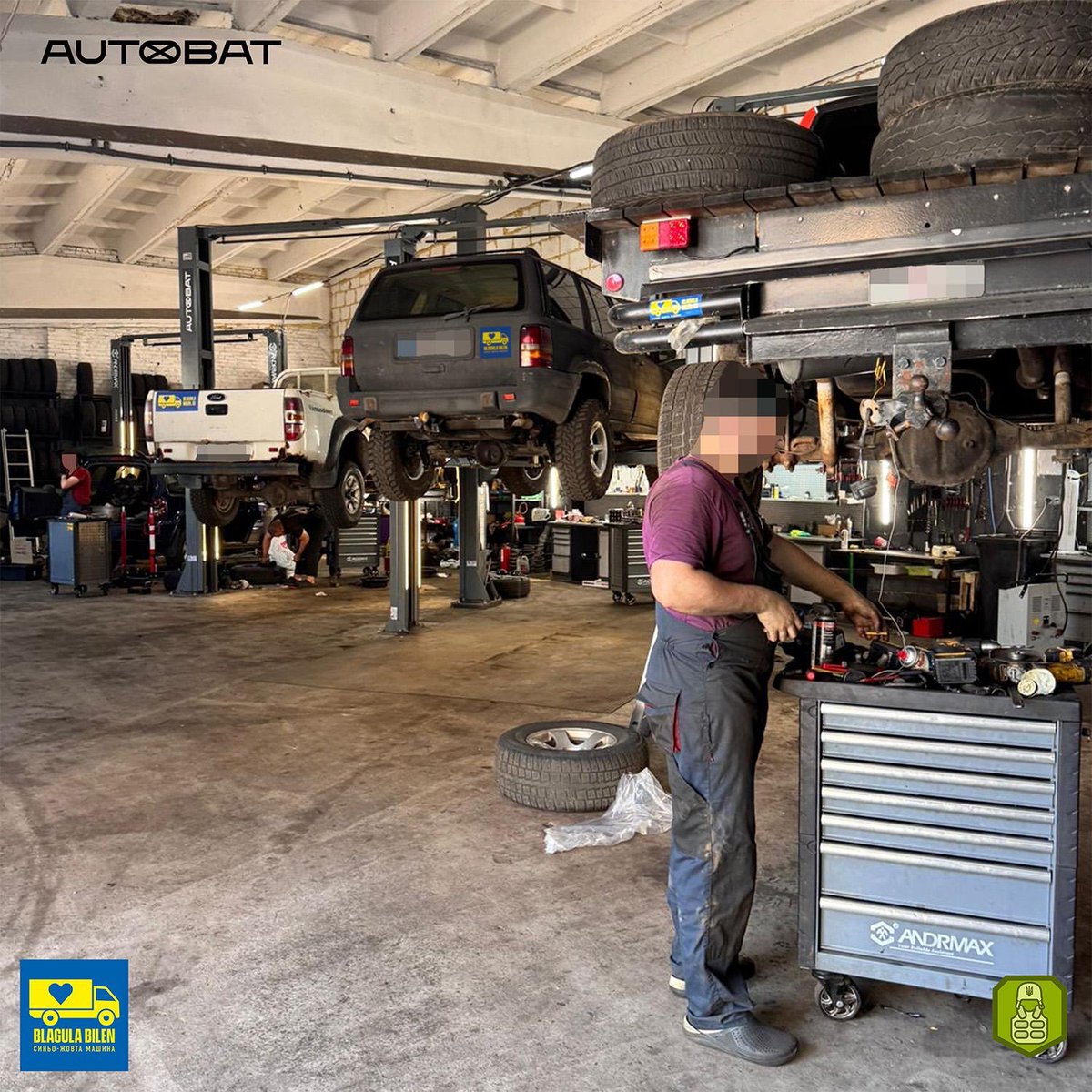 BlagulaBilen's tweet image. Här förbereds fordon för fronten.
Inget lämnar verkstaden förrän det är fullt testat och redo för strid.
👊🏻🇺🇦
Swish: 1236076665
paypal.me/blagulabilen
Bg: 5899-3932