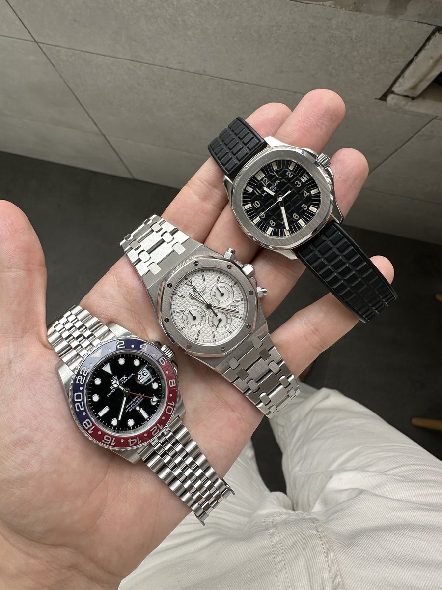 Gm Gm! Say it back! 

New watch alert! Just added this Patek Philippe Aquanaut 5065a

Probably one of the best times to get into watches as investments.

Especially if they are full set, in good condition and from reputable dealers.

NFA. Opinions are my own.