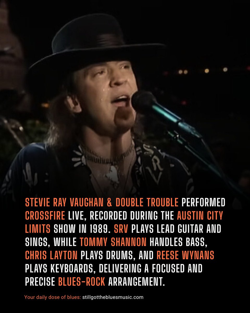 GotBluesMusic's tweet image. Stevie Ray Vaughan is the total package. Love his voice, his moves on stage, and those guitar skills. Truly one of the greatest of all time! 
✅ 𝐄𝐧𝐣𝐨𝐲 𝐢𝐭 𝐡𝐞𝐫𝐞 👇
stillgotthebluesmusic.com/crossfire-srv-…
#srv #stevierayvaughan #bluesrock #bluesguitarist #bluesmusician #bluesmusic