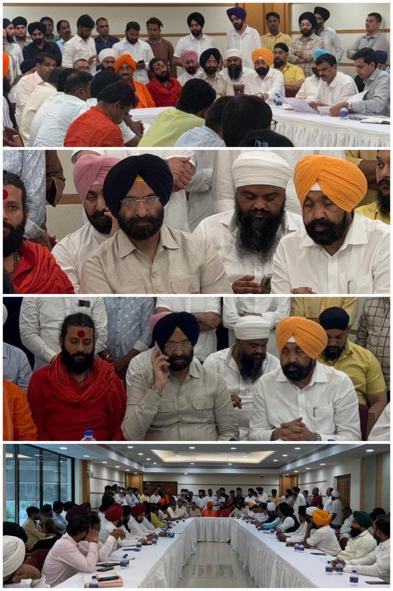BalMalkitSingh's tweet image. State-level Aayojan Samiti Meeting held at Y.B. Chavan Auditorium  for the 350th Shahidi Shatabdi of Hind Di Chaddar Sri Guru Tegh Bahadur Ji
Joint efforts of Nanded &amp;amp; Nagpur Committees to ensure a historic Samagam.
#GuruTeghBahadurJi #350thShahidiShatabdi #SikhUnity #Maharashtra