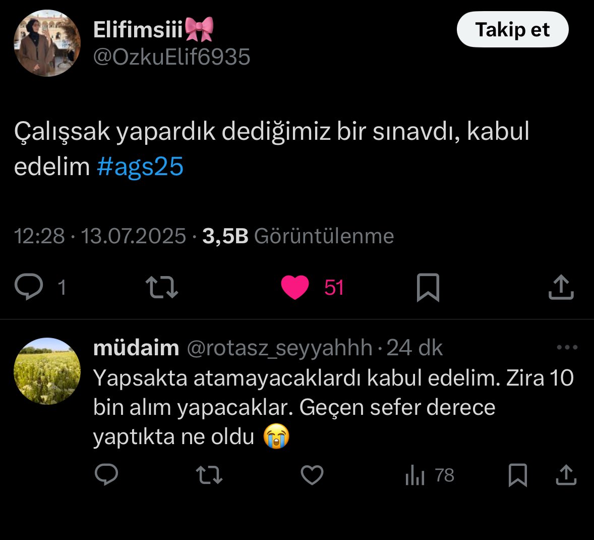 Ülkenin akademik durumu ektedir;

#ags25 ÖABT #ags2025