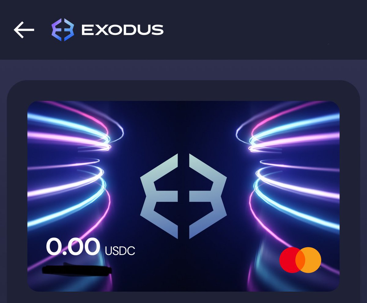 PeterAnagno's tweet image. My new #CryptoCard

I love it 😍 

When physical? Lovely design!

@exodus