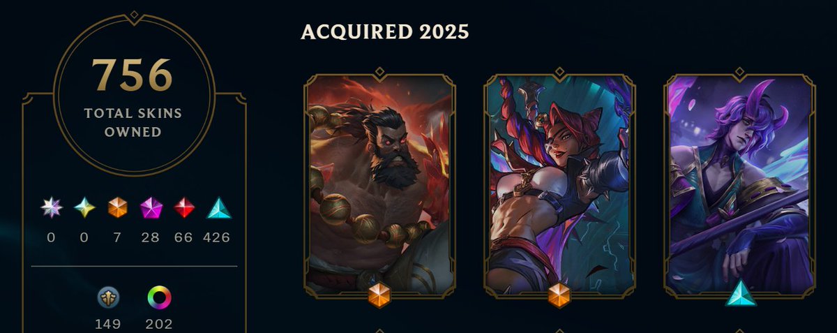 Nithoru's tweet image. eyo thanks @riotgames @LeagueOfLegends  kinda sad that u dont get a notification or animation they are just there XD