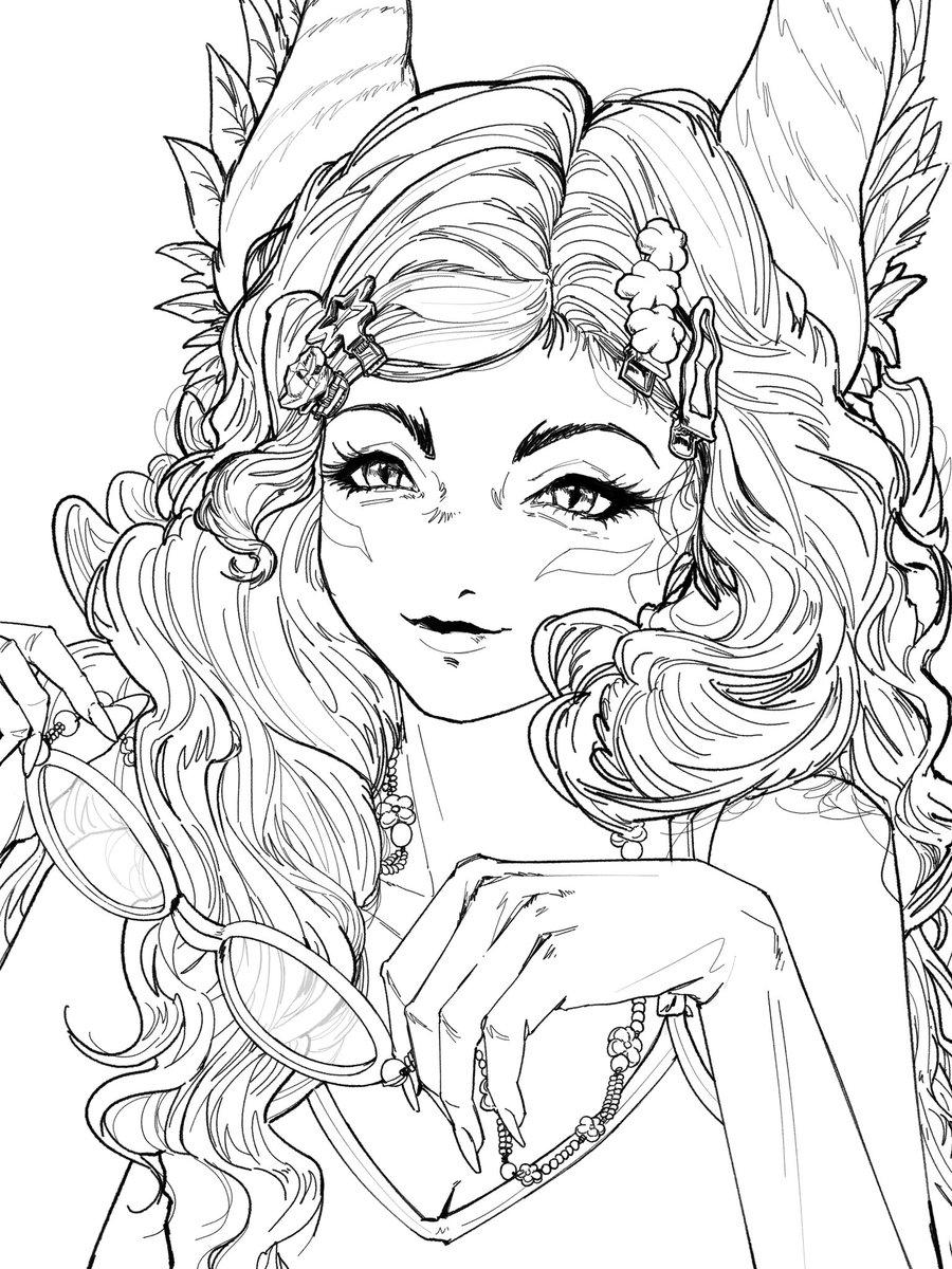 YI1JIE7's tweet image. wip.(with reference)
#xayah