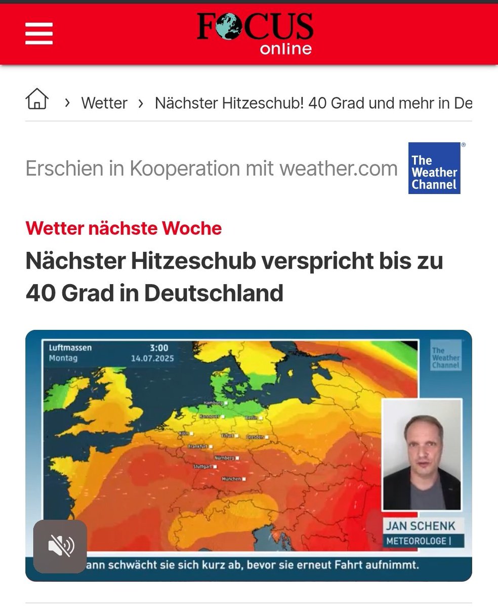 Oh nein, jetzt kommt ein Hitzeschub.