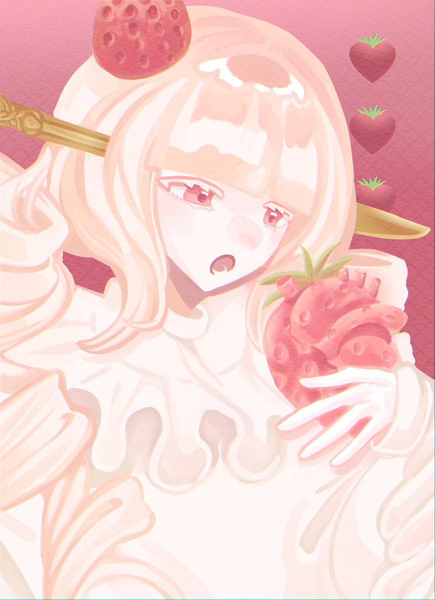minmofu's tweet image. hungry 🍓🍴