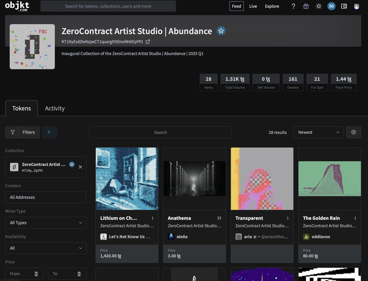 Takens Theorem (@takenstheorem) on Twitter photo Chose raw material from inaugural "ZeroContract" project, led by many including the hard work of <a href="/jams2blues/">Jams2blues</a> and <a href="/JestemZero/">⚔️Jestem Zero</a>, to encode assets fully on chain on Tezos ledger. 🧵/2 Chose raw material from inaugural "ZeroContract" project, led by many including the hard work of <a href="/jams2blues/">Jams2blues</a> and <a href="/JestemZero/">⚔️Jestem Zero</a>, to encode assets fully on chain on Tezos ledger. 🧵/2