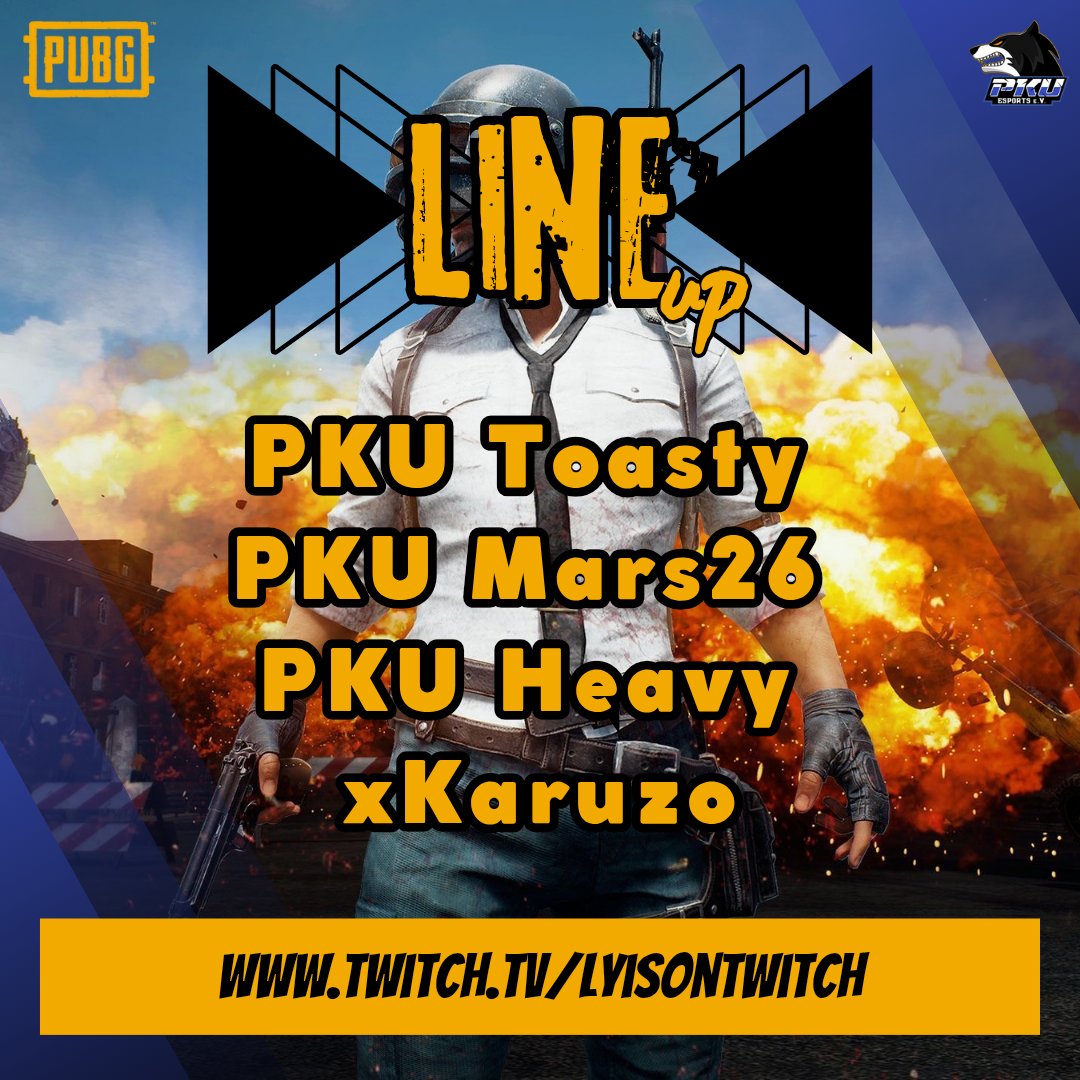 🔥 MATCHDAY🔥

Endlich geht's wieder los für unser PUBG Team 
🎉
Die <a href="/TwireGG_PUBG/">Twire PUBG</a> CPT Season 16 startet heute

📌 heute, 21:00 Uhr
🟣 LIVE auf twitch.tv/lyisontwitch 

#PKU #PKUeSportseV #PKUeSports #PUBG #esport #esports #twire #cpt