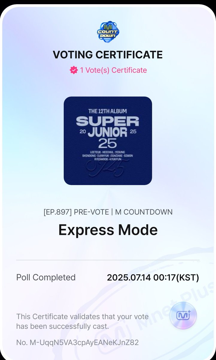 _jungsooheechul's tweet photo. di Korea udah hari senin nih guys, 
drop your vote sekarang 🥰🥰🥰

#SUPERJUNIOR 
#SuperJunior25 
#SuperJunior_ExpressMode https://t.co/lLMkYVoQPW