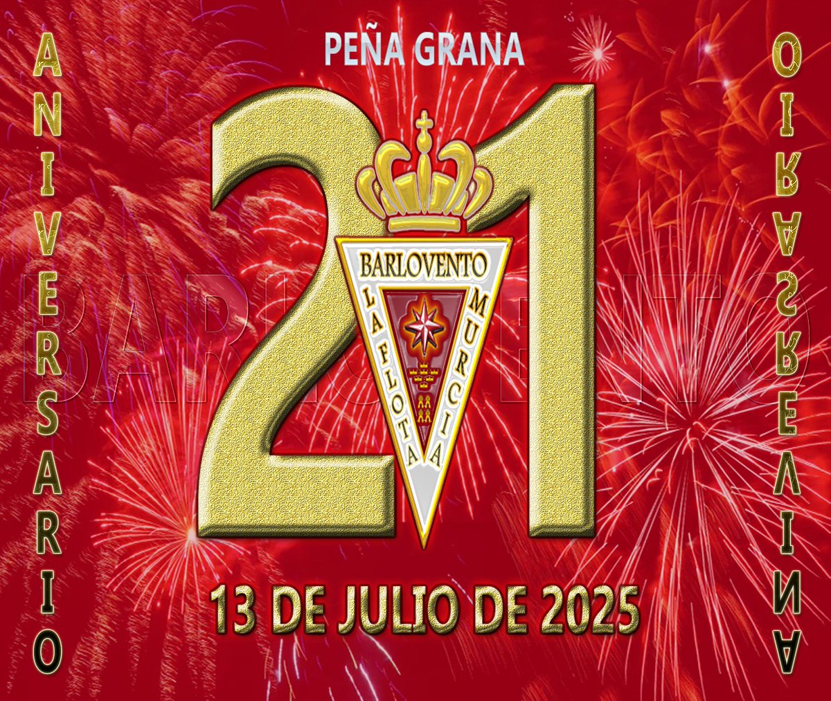 ¡ Es nuestro cumple 🎂! ... 21 años latiendo con nuestro corazón grana ♥️, enamorados de ti <a href="/realmurciacfsad/">Real Murcia CF</a> y orgullosos embajadores tuyos cada temporada. Siempre junto a <a href="/feperealmurcia/">FEPEMUR</a>. <a href="/IsraelVicenteG/">Israel Vicente</a> felicidades, sin ti, no estaríamos aquí 😍