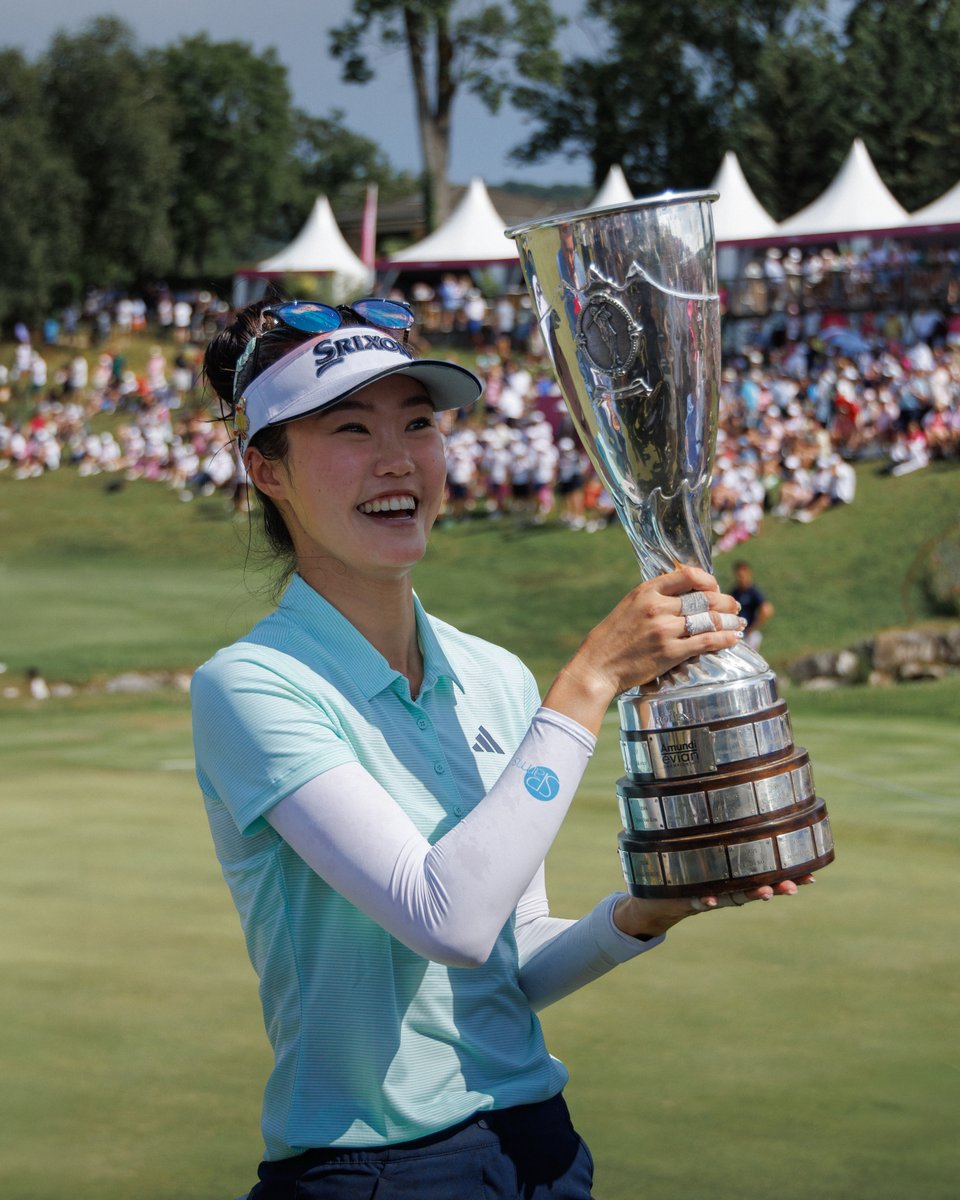 Grace Kim is the 2025 Amundi Evian Champion 🏆

#EvianChamp | #LPGATour | <a href="/LPGA/">LPGA</a>