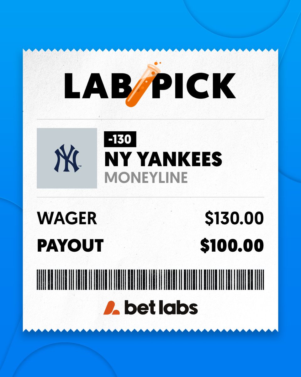 Bet Labs Sports (@bet_labs) on Twitter photo 🚨 LAB SYSTEM PICK
<a href="/CentralCapper/">Capper Central</a> model is on a 17-0 tear 🔥
Today, our system matches his pick 👀
Tail it 👉 bit.ly/LABSPICK07
Stack mode: ON 🧱 🚨 LAB SYSTEM PICK
<a href="/CentralCapper/">Capper Central</a> model is on a 17-0 tear 🔥
Today, our system matches his pick 👀
Tail it 👉 bit.ly/LABSPICK07
Stack mode: ON 🧱