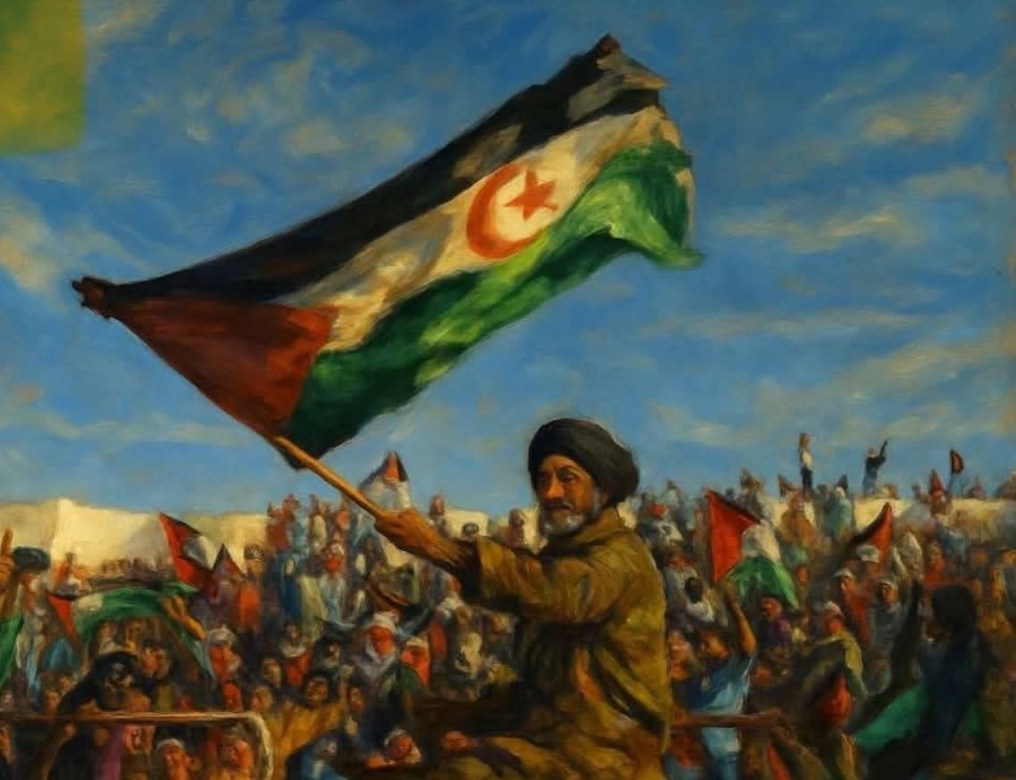 Viva la digna lucha del pueblo saharaui.
Abajo el régimen marroquí y todos aquellos que lo defienden. 

🇪🇭✊🏾