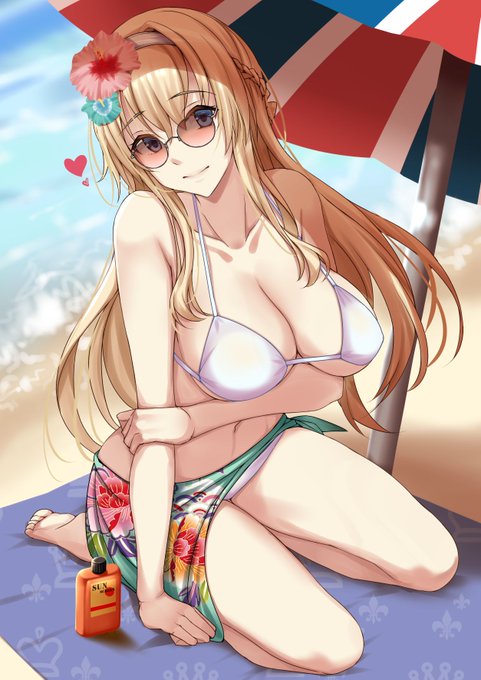 Admiral、Sunscreen塗ってくださる? 
