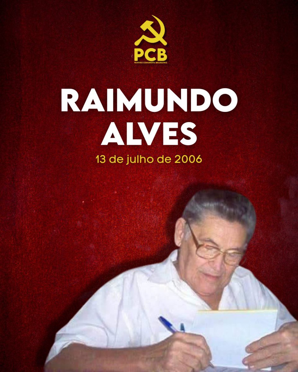 PCBpartidao's tweet image. Em 13/07/06 morria Raimundo Alves, nosso querido camarada Raimundão. Era gráfico e foi responsável pela organização da imprensa do Partido ao longo de mais de 50 anos de militância.
Camarada Raimundão, presente sempre!