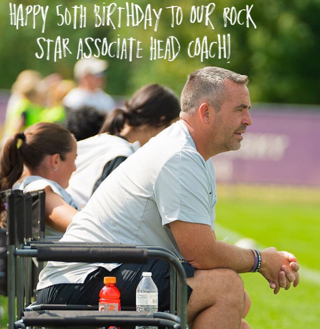 Big birthday today for Coach Tilsen.  Happy 50th coach! 🎉