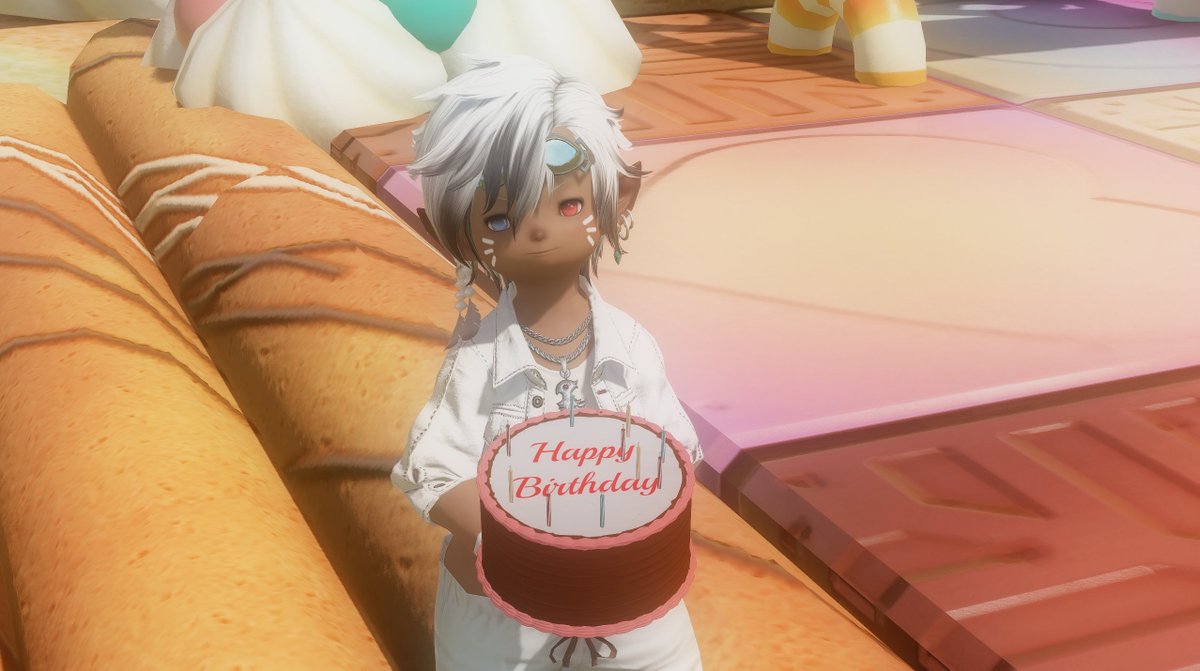 今日は僕の誕生日です🥳 
又老一歲了 (X
#ララフェル #FF14 #おはララ #lalafell  #FFXIV #ララオス #オスララ