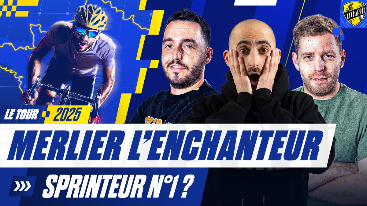 L’Echappée 🔞 (@lechappeew) on Twitter photo 💨 Merlier vs Milan : qui est le meilleur sprinteur du monde ?
🚨 DEBRIEF À 18H ▶ youtube.com/live/lccQ3aF0Y…
🗣️ <a href="/WattRobin/">Robin Wattraint</a> / <a href="/jeremysahakian/">Jérémy Sahakian</a> / <a href="/HarrerPaul/">Paul Harrer</a> 💨 Merlier vs Milan : qui est le meilleur sprinteur du monde ?
🚨 DEBRIEF À 18H ▶ youtube.com/live/lccQ3aF0Y…
🗣️ <a href="/WattRobin/">Robin Wattraint</a> / <a href="/jeremysahakian/">Jérémy Sahakian</a> / <a href="/HarrerPaul/">Paul Harrer</a>