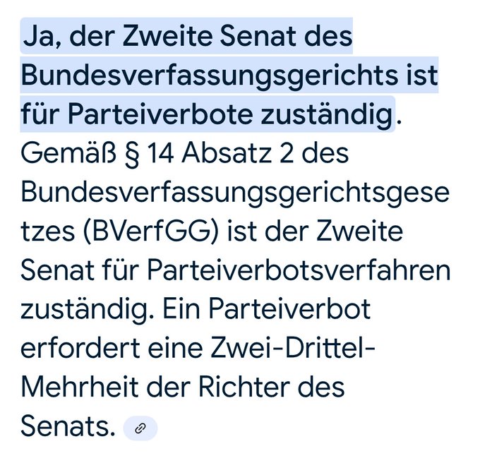 Es stinkt zum Himmel CDU ! Frauke Brosius Gersdorf wäre am 2. Senat des Verfassungsgerichts übrigens nicht für Abtreibungsrecht zuständig gewesen. Sondern u.a. auch für Parteiverbote .Wer möchte nochmal kein AFD Verbot ? Richtig die CDU😌