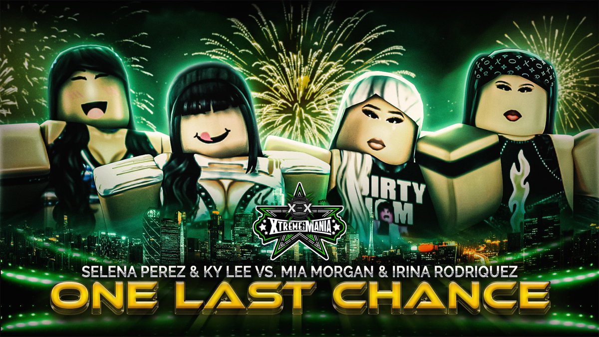 ❇️ 7/19/25 - XtremeMania XLVIII ❇️

WOMENS TAG TEAM CHAMPIONSHIPS

After many failed attempts at dethroning the longest tag champions, <a href="/TheKylieMaraj/">Kylie Maraj</a> &amp; <a href="/themxxoxo/">mx</a>! <a href="/bli3sfulmia/">𝐌𝐈𝐀 #𝐑𝐎𝐀𝐃𝐓𝐎𝟏.𝟑𝐊 !</a> &amp; <a href="/astrooY2K/">Irina</a> will given ONE LAST CHANCE! 

Can Judgement Day finally win the tag gold?!