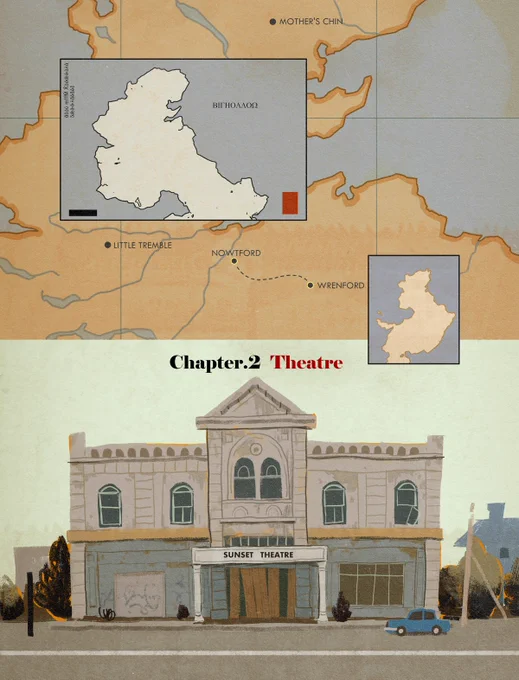 the recent images with a bit of medieval flavour are all from my graduation project Phantom Miles - a story about a road trip with a ghost from the Middle Ages. (I've been too lazy to post an intro until now