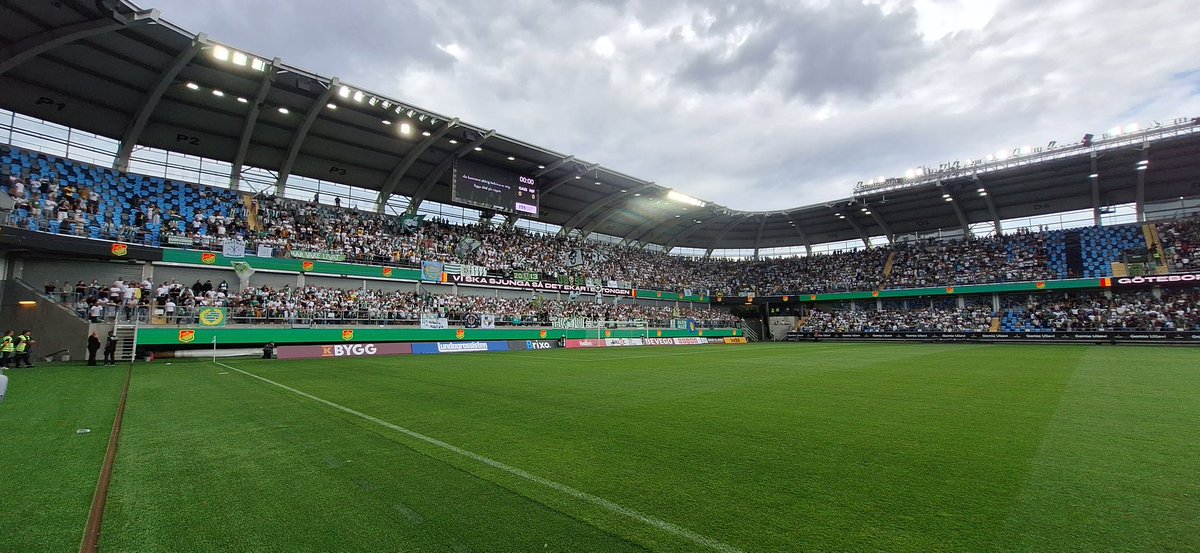 Tack och bock till er 5233 på gästande sektioner. Även alla grönvita på övriga sektioner ska ta åt er