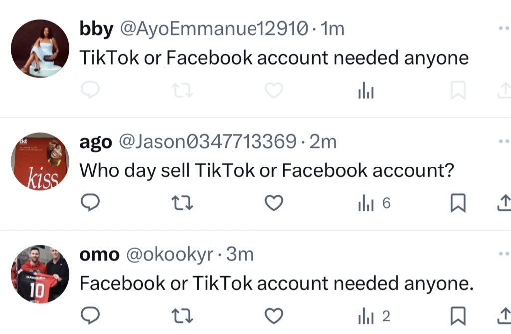 These three people.  Na everyday den de find TikTok. 😂😂😂😂😂

Everyday.