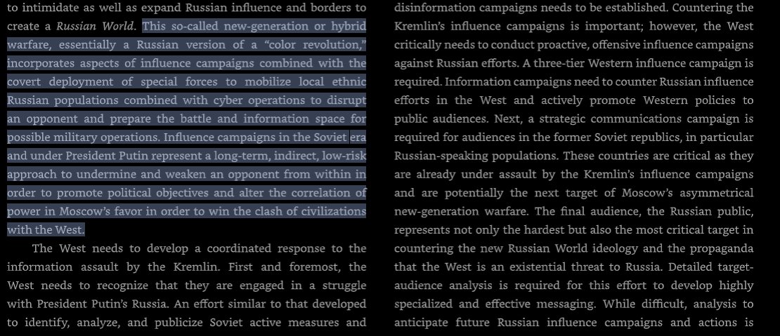 SleuthyFella's tweet image. Russia’s war isn’t just fought with missiles, it’s waged through manipulation.
As Kevin McCauley outlines, hybrid warfare blends cyber attacks, disinformation, and covert influence to destabilize from within.
This isn’t new. It’s a modern evolution of Soviet-era tactics…
