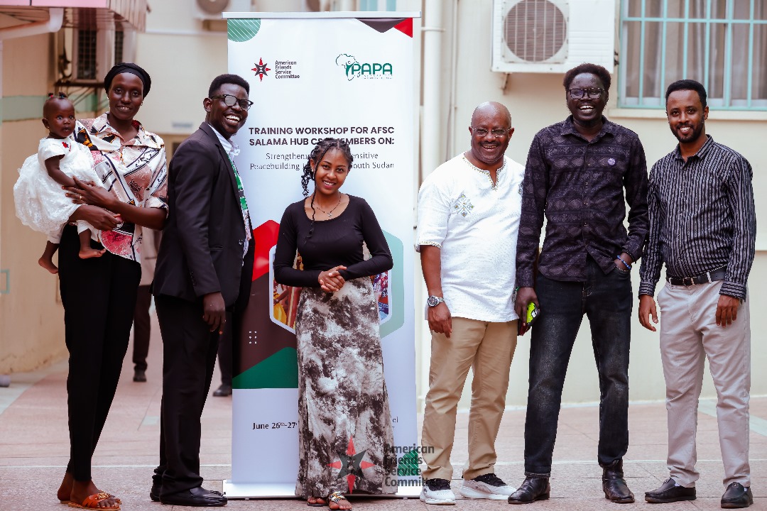 ChasiehN's tweet image. Just Back from a powerful #Peacebuilding workshop in Juba with 20+ #CSOs tackling gender inequality, #GBV & child marriage guided by #MaputoProtocol & #UNSCR1325. Committed to women-led peace in #SouthSudan. #GenderEquality #PositiveMasculinity.