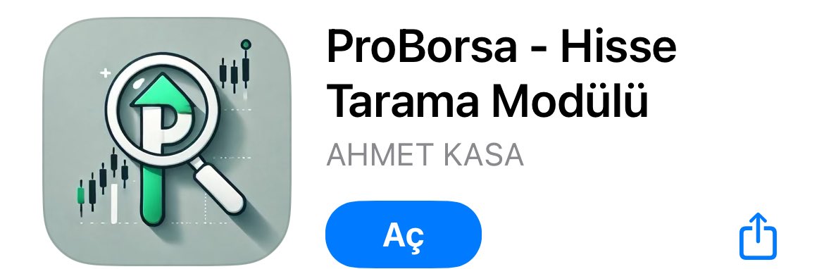Aylar süren çalışmadan sonra ProBorsa App Store’da!
App Store=&gt; apps.apple.com/tr/app/probors…

Play Store =&gt; play.google.com/store/apps/det…
UYGULAMAYA YORUM VE DESTEKLERİNİZİ BEKLİYORUM (5 yıldız 😂)

1 AY ÜCRETSİZ DENEYEBİLİRSİNİZ