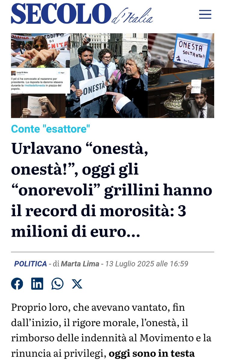 Post muto. #M5s #Conte