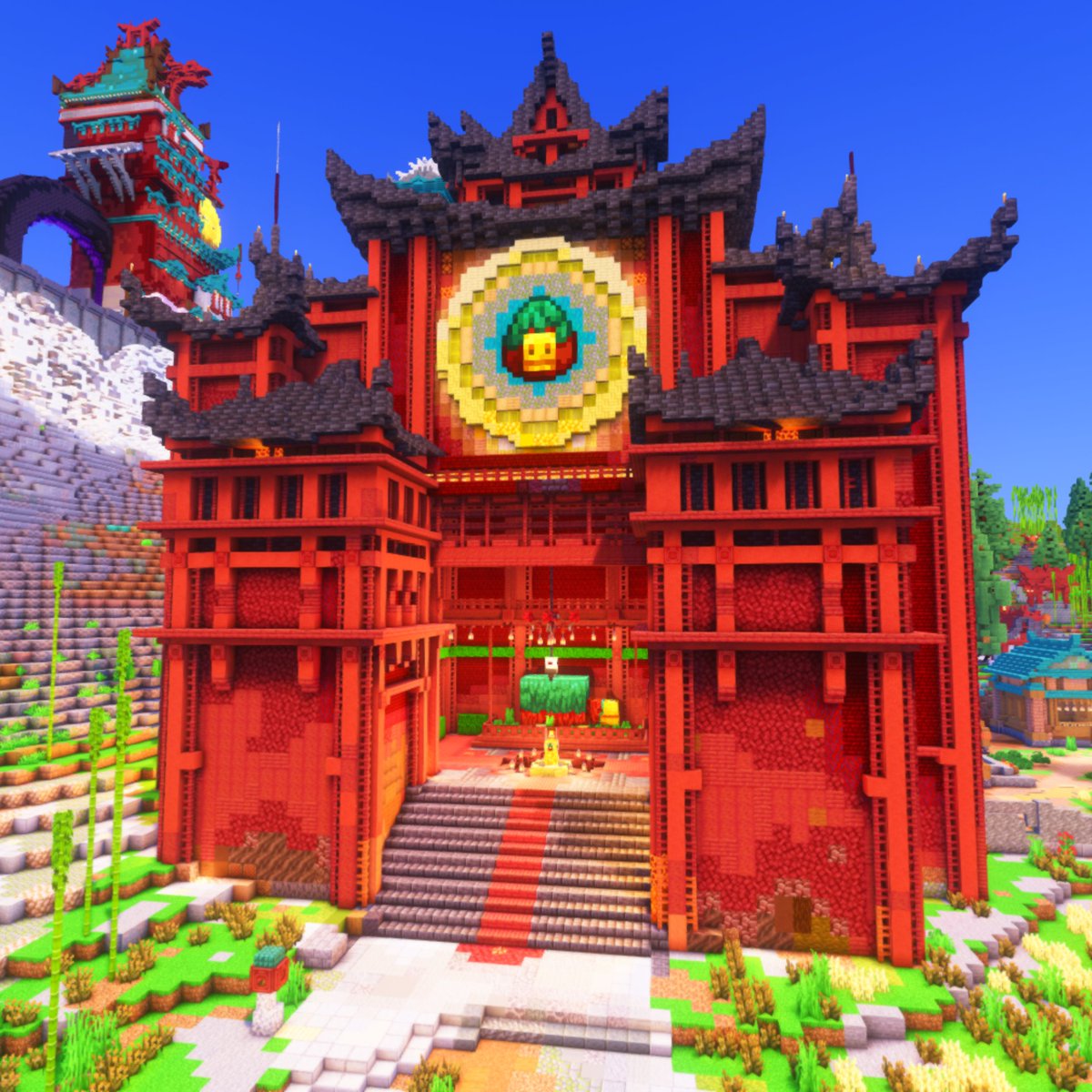 Minecraft: Sniffer Sanctuary 
From an upcoming Mega Project I'm working on

Map: Kingdom of Galekin 
Shader: Rethinking Voxels

#minecraft #minecraftbuild #minecraftideas