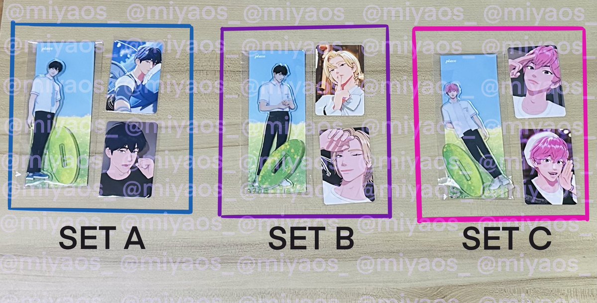 🛎️ ขายด่วน พร้อมส่ง 🛎️

SET A: สแตนดี้💙 + Makestar💙 1+2
💸 3,000 บาท

SET B: สแตนดี้🖤 + Makestar💜 1+2
💸 2,800 บาท 

SET C: สแตนดี้💓 + Makestar💓 2+MD💓
💸 2,800 บาท 

‼️ ส่งฟรีทุกเซต ‼️
✅ขอดูรูป/คลิปเพิ่มเติมได้
✅เปิดตี้หารได้
✅รับจองจ่าย50%

#ตลาดนัดเพ้บ #ตลาดนัดplave