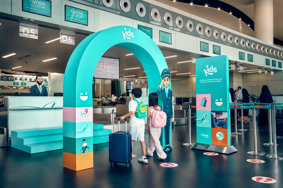 لأول مرة في مطارات المملكة 🇸🇦✈️
طيران ناس يدشّن منطقة مخصصة لتسجيل الأطفال وعائلاتهم في مطار الملك خالد الدولي بالرياض، في خطوة رائدة تهدف إلى تحسين تجربة السفر العائلي.
#أخبار