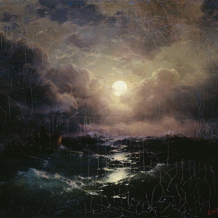 the full moon in paintings
