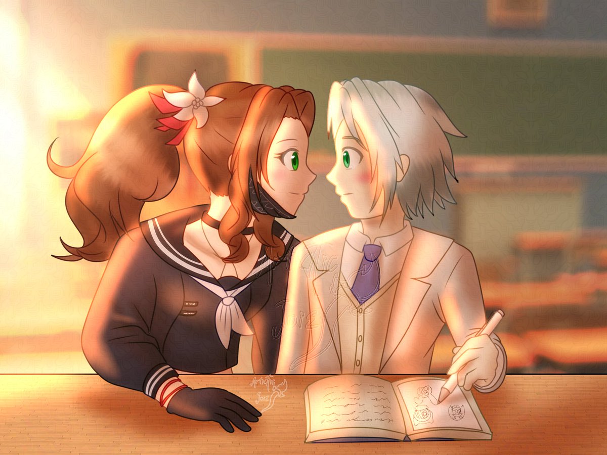 Day 2 - Rivals to Lovers

"You're as cute as your doodles"

#AeriSephWeek2025 #AeriSephWeek #AerithGainsborough #Sephiroth #AeriSeph #FF7