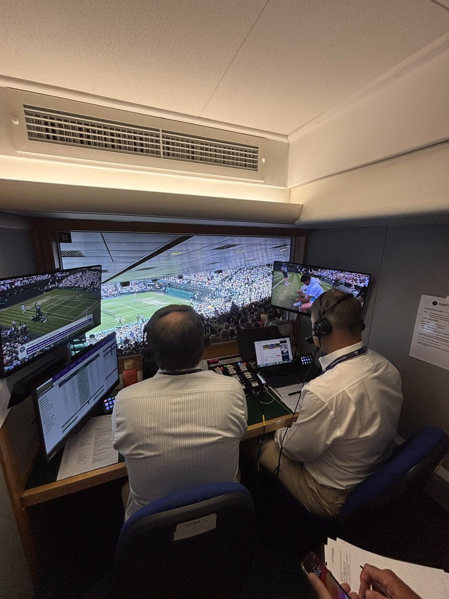 Sinner v Alcaraz, The Sequel 🏆

Tune in here: wimbledon.com/radio
Wimbledon app: 📲