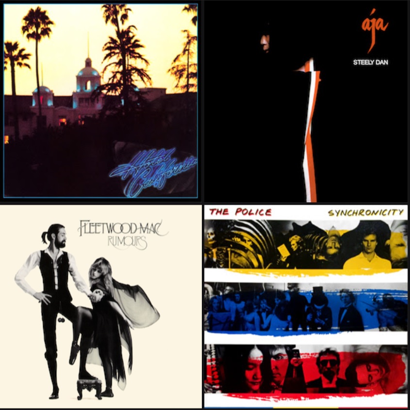 TC (@musicalvagabond) on Twitter photo which of these albums do you like most? ๐ถ๐ฅ๐ธ๐น๐ค #Eagles #SteelyDan #FleetwoodMac  #ThePolice 
1976, 77, 77, 83 which of these albums do you like most? ๐ถ๐ฅ๐ธ๐น๐ค #Eagles #SteelyDan #FleetwoodMac  #ThePolice 
1976, 77, 77, 83