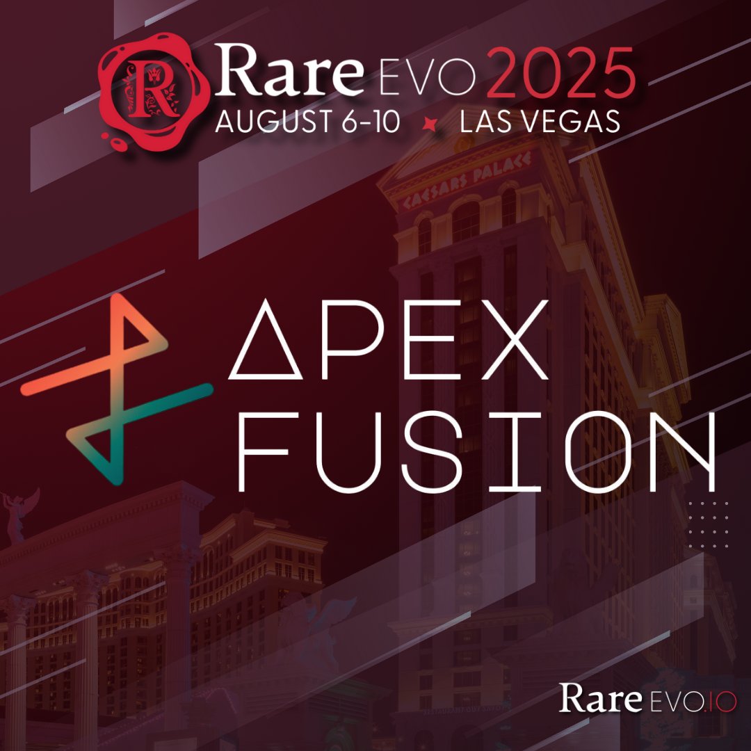 Rare Evo: A Blockchain Event (@rareevo) on Twitter photo We’re thrilled to welcome <a href="/ApexFusion/">Apex Fusion</a> to our rockstar lineup — a project rooted in Cardano’s UTxO model and expanding to the EVM world.
By uniting ecosystems like Ethereum and Cardano, they’re showing what’s possible when collaboration takes center stage at Rare Evo 2025. We’re thrilled to welcome <a href="/ApexFusion/">Apex Fusion</a> to our rockstar lineup — a project rooted in Cardano’s UTxO model and expanding to the EVM world.
By uniting ecosystems like Ethereum and Cardano, they’re showing what’s possible when collaboration takes center stage at Rare Evo 2025.