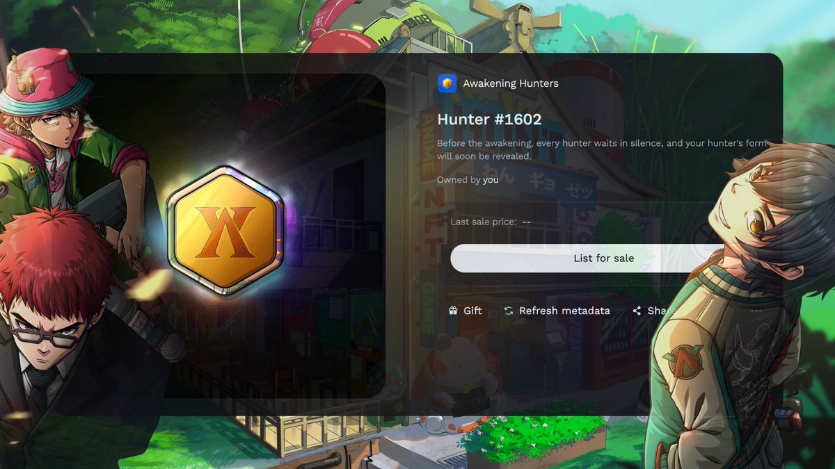 Zio.ron | KIND (@zioaxie) on Twitter photo Just secured my <a href="/AwakenHunterNFT/">Awakening Hunters</a> ! ⚔️🔥
They seriously look insane!
The Public Mint is live! Go for them!
Become a Hunter here 👇
marketplace.roninchain.com/launchpads/min… Just secured my <a href="/AwakenHunterNFT/">Awakening Hunters</a> ! ⚔️🔥
They seriously look insane!
The Public Mint is live! Go for them!
Become a Hunter here 👇
marketplace.roninchain.com/launchpads/min…