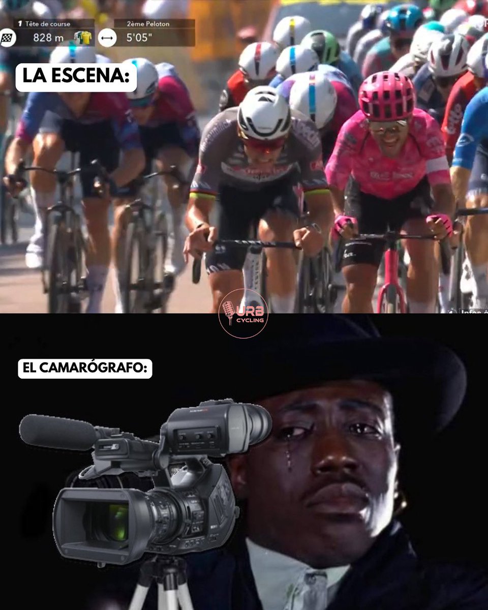 Momento nostálgico de la etapa. #TDFF2025