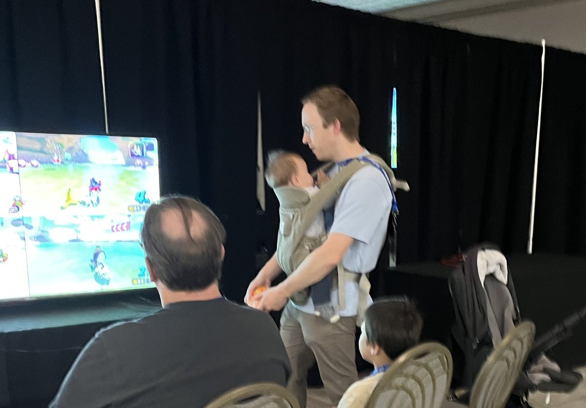 PlutoniumPow's tweet image. Showcasing Dark Age Asunder at AIKon.
