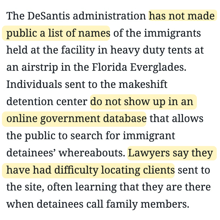 adam_wola's tweet image. Florida is committing "enforced disappearance," a very serious violation of international human rights law.
miamiherald.com/news/local/imm…
ohchr.org/en/special-pro…