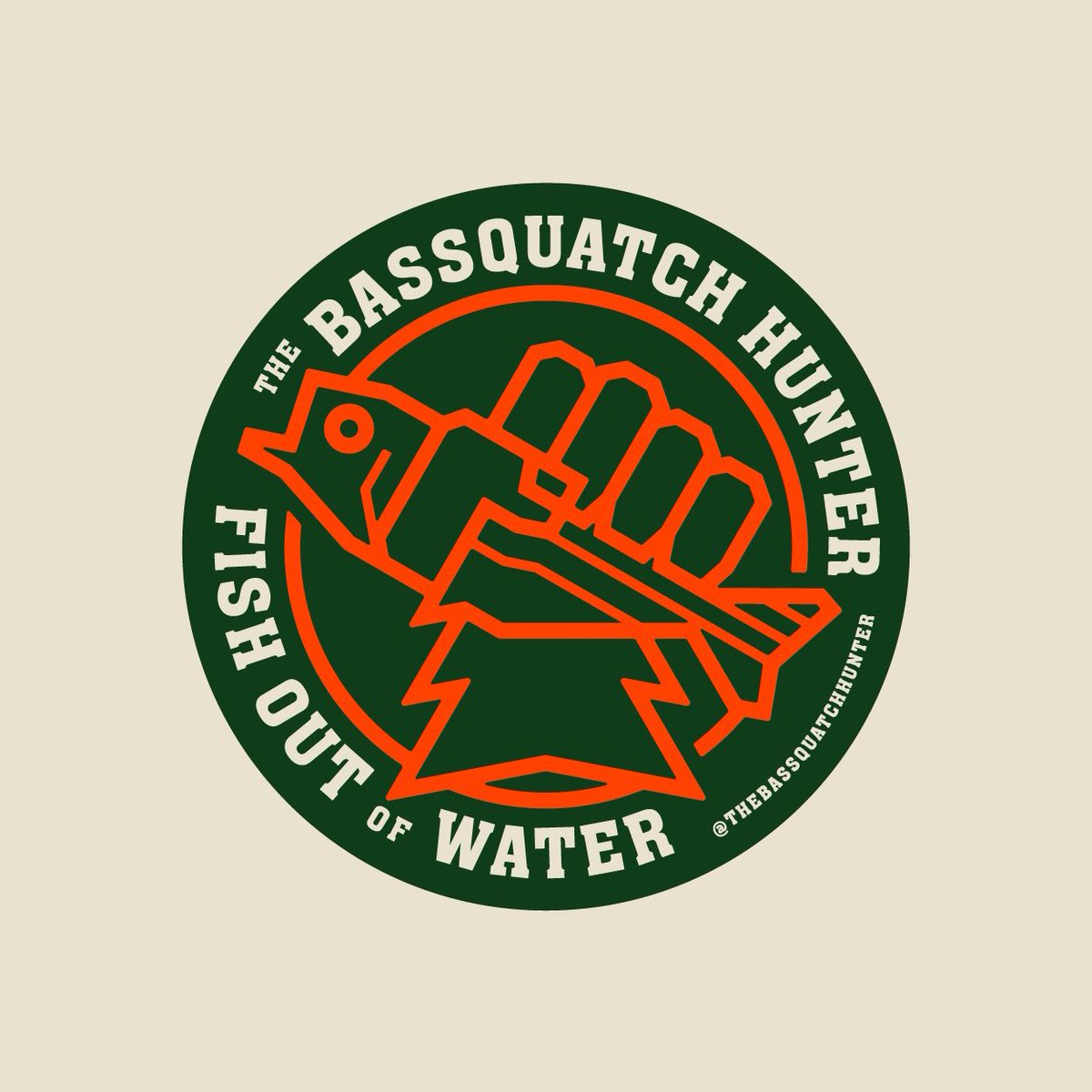 Logo design for <a href="/RealBassquatch/">The Bassquatch Hunter</a>, now streaming on Discovery!
