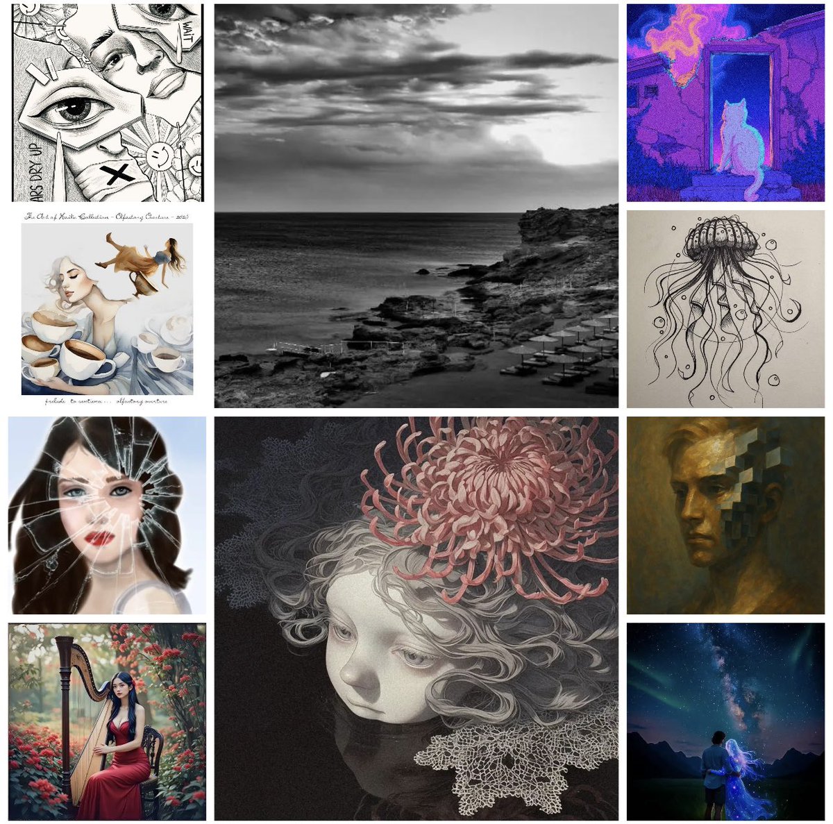 pantea_pipar's tweet image. ⭕️COLLECTED ON #skurpy ⭕️

SUPPORT = SUPPORT 

🎉 Today was a truly special day for us at #AEW community 👩‍❤️‍💋‍👩

We’re proud to announce that we collected artworks from 2️⃣0️⃣ incredibly talented artists each piece a reflection of unique vision, deep emotion, and powerful storytelling.…